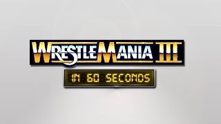 WWE WrestleMania III előzetes