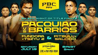 Manny Pacquiao vs. Mario Barrios előzetes