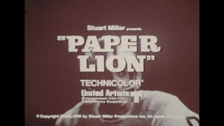 Paper Lion előzetes