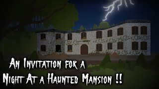 An Invitation for a Night at a Haunted Mansion !! előzetes