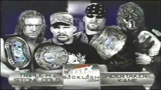 WWE Backlash 2001 előzetes
