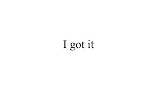 I got it előzetes