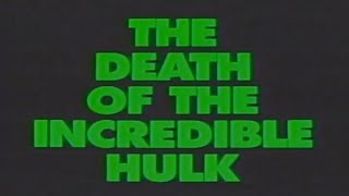 A Hihetetlen Hulk halála előzetes