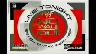 WWE No Way Out 2001 előzetes