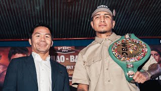 Manny Pacquiao vs. Mario Barrios előzetes