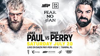 Jake Paul vs. Mike Perry előzetes